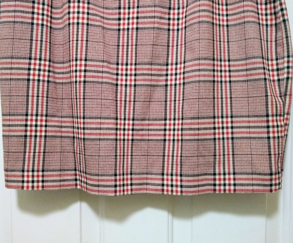 Plaid Pattern Ruffle Top Skirt - Picture 15 of 16